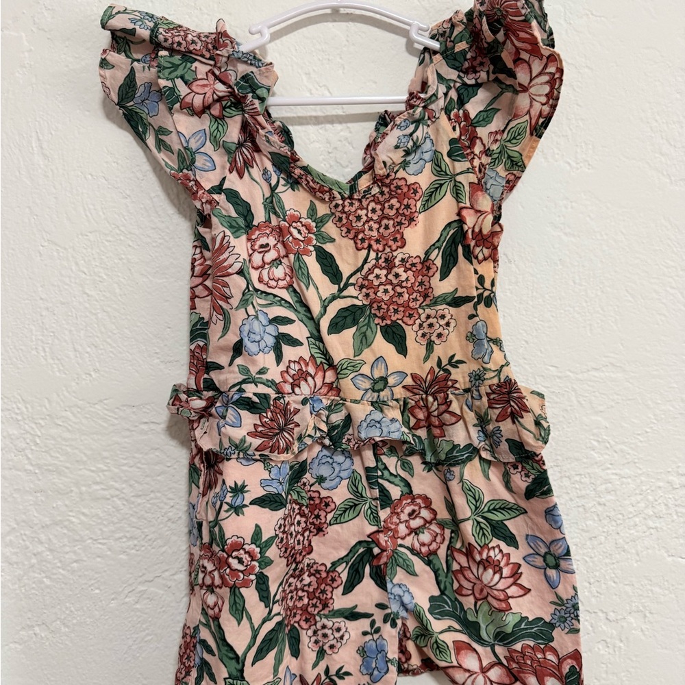 Janie and jack floral romper 2t